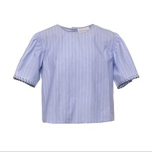 Les Coyotes De Paris Girls Striped Blouse [7]